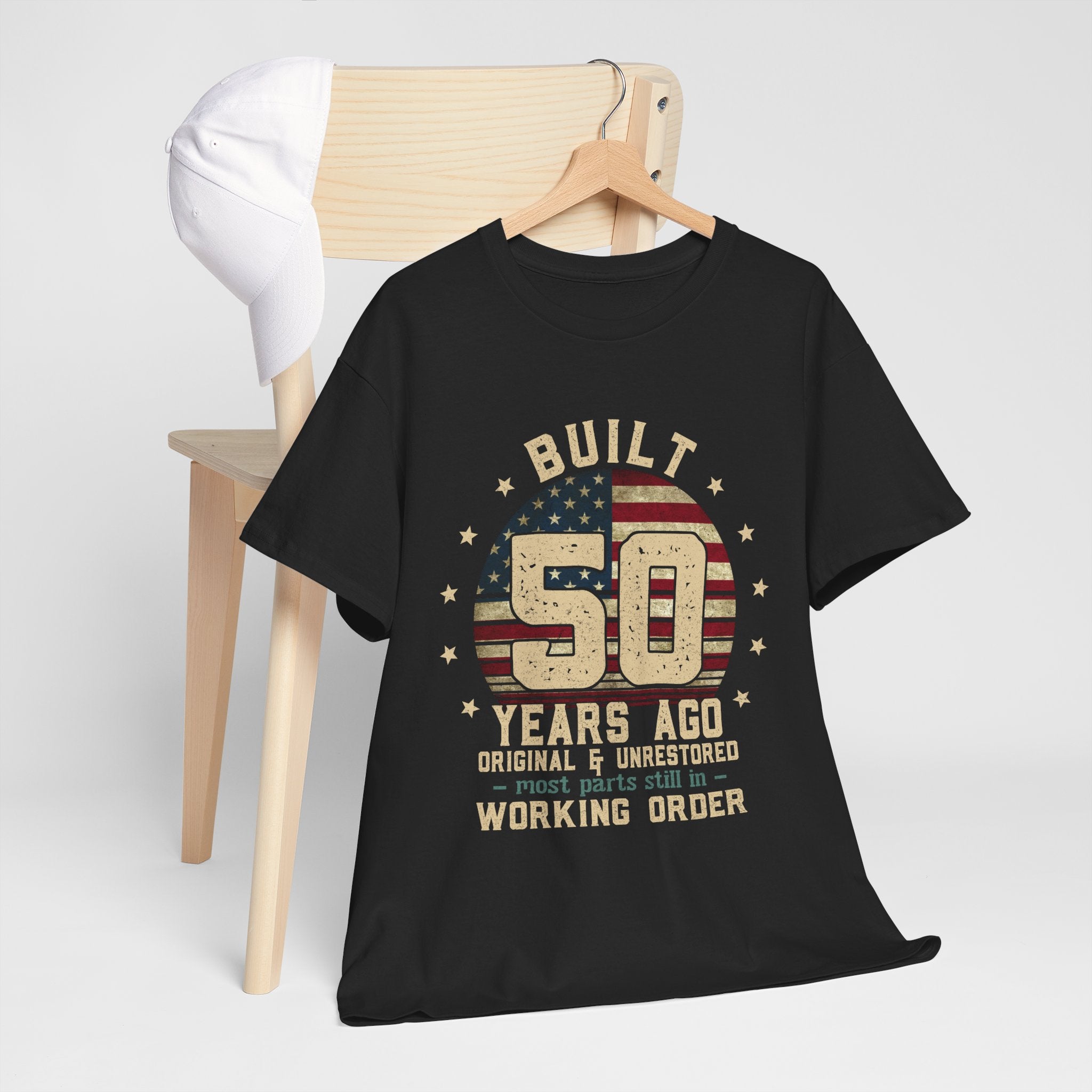 Built 50 Years Ago Shirt Vintage 1975 Shirt 50th Birthday Gift Turning 50 Gift Retro Classic T-Shirt for Him