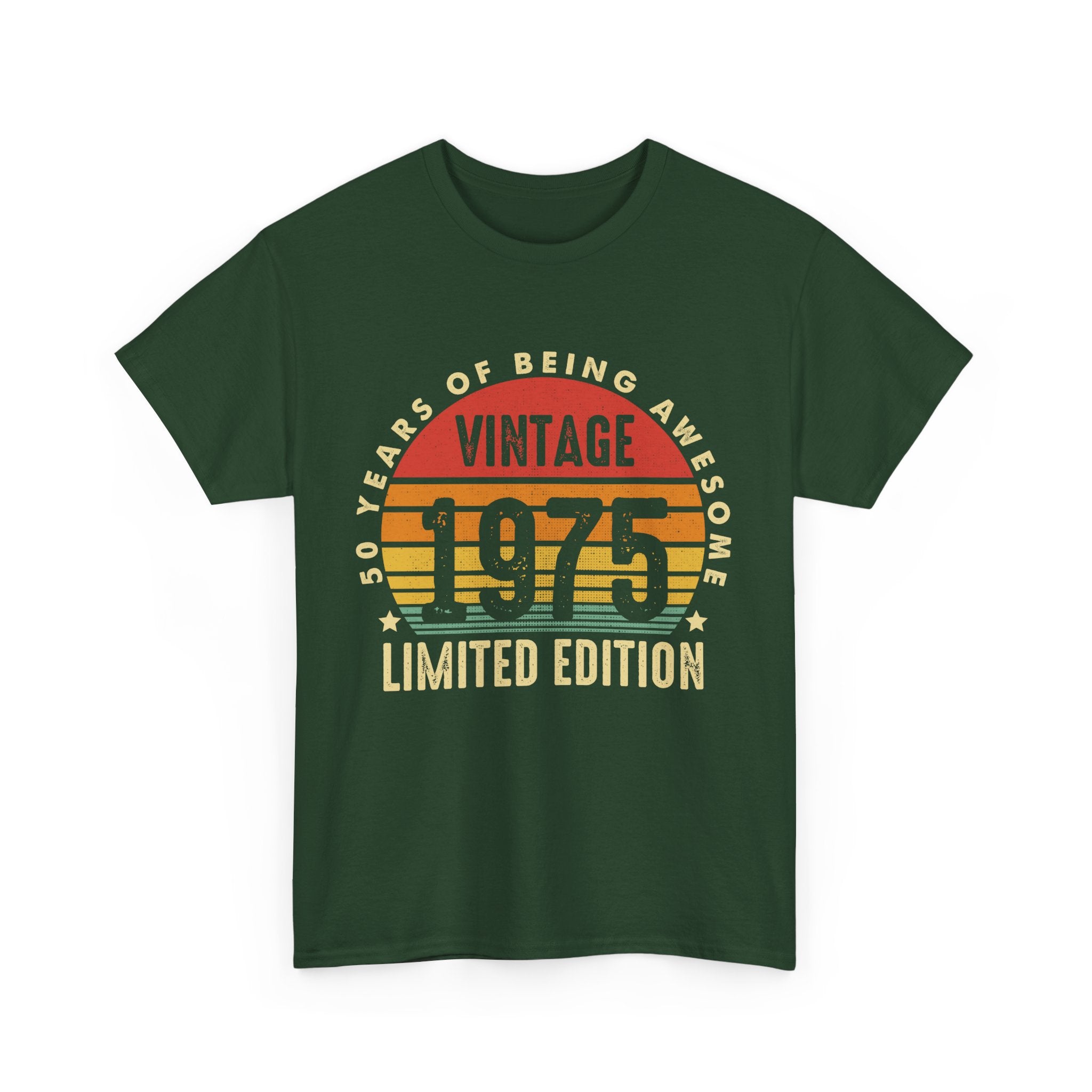 Vintage 1975 Limited Edition 50 Year Old Gifts 50th Birthday TShirt