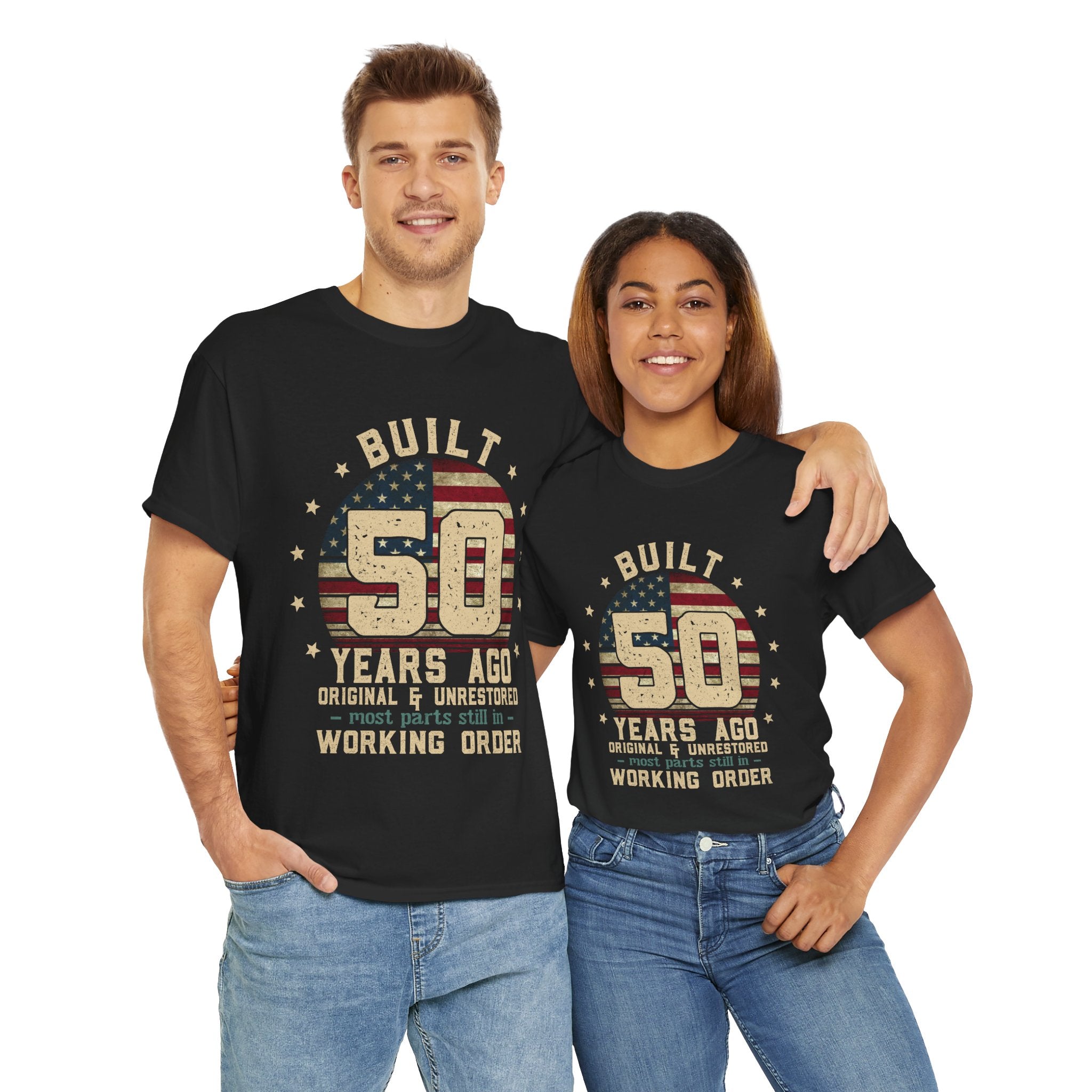 Built 50 Years Ago Shirt Vintage 1975 Shirt 50th Birthday Gift Turning 50 Gift Retro Classic T-Shirt for Him