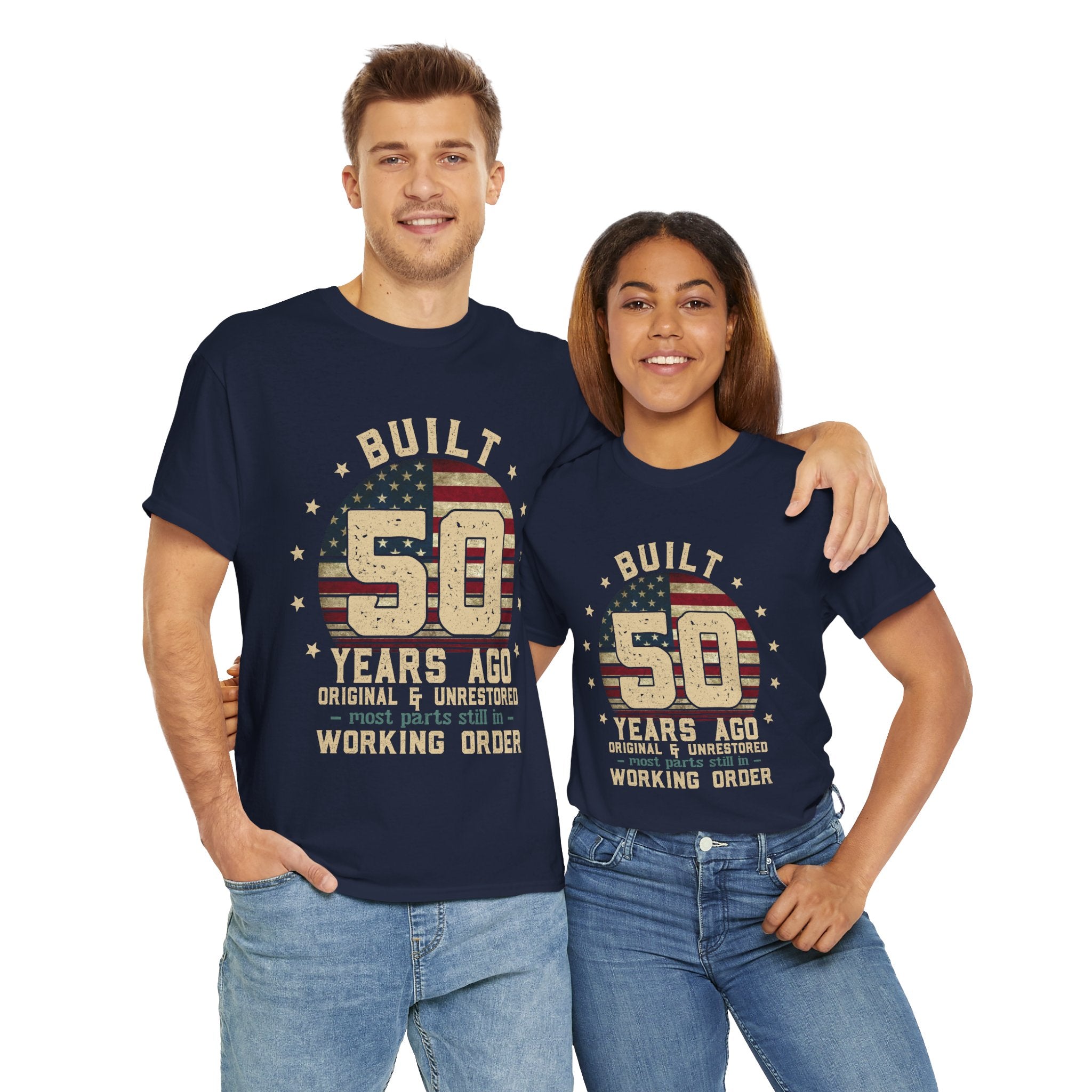 Built 50 Years Ago Shirt Vintage 1975 Shirt 50th Birthday Gift Turning 50 Gift Retro Classic T-Shirt for Him