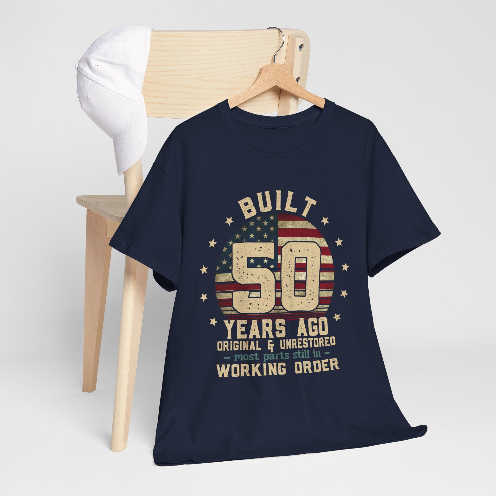 Built 50 Years Ago Shirt Vintage 1975 Shirt 50th Birthday Gift Turning 50 Gift Retro Classic T-Shirt for Him