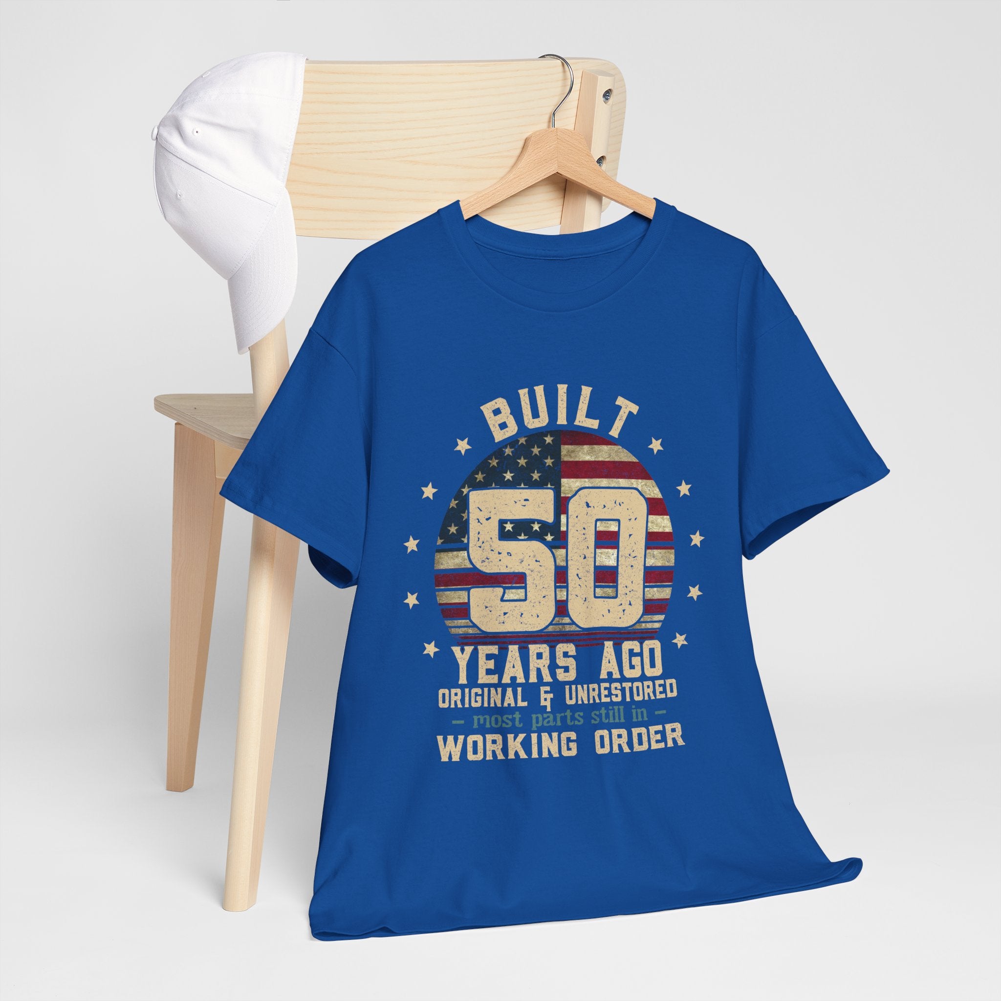 Built 50 Years Ago Shirt Vintage 1975 Shirt 50th Birthday Gift Turning 50 Gift Retro Classic T-Shirt for Him