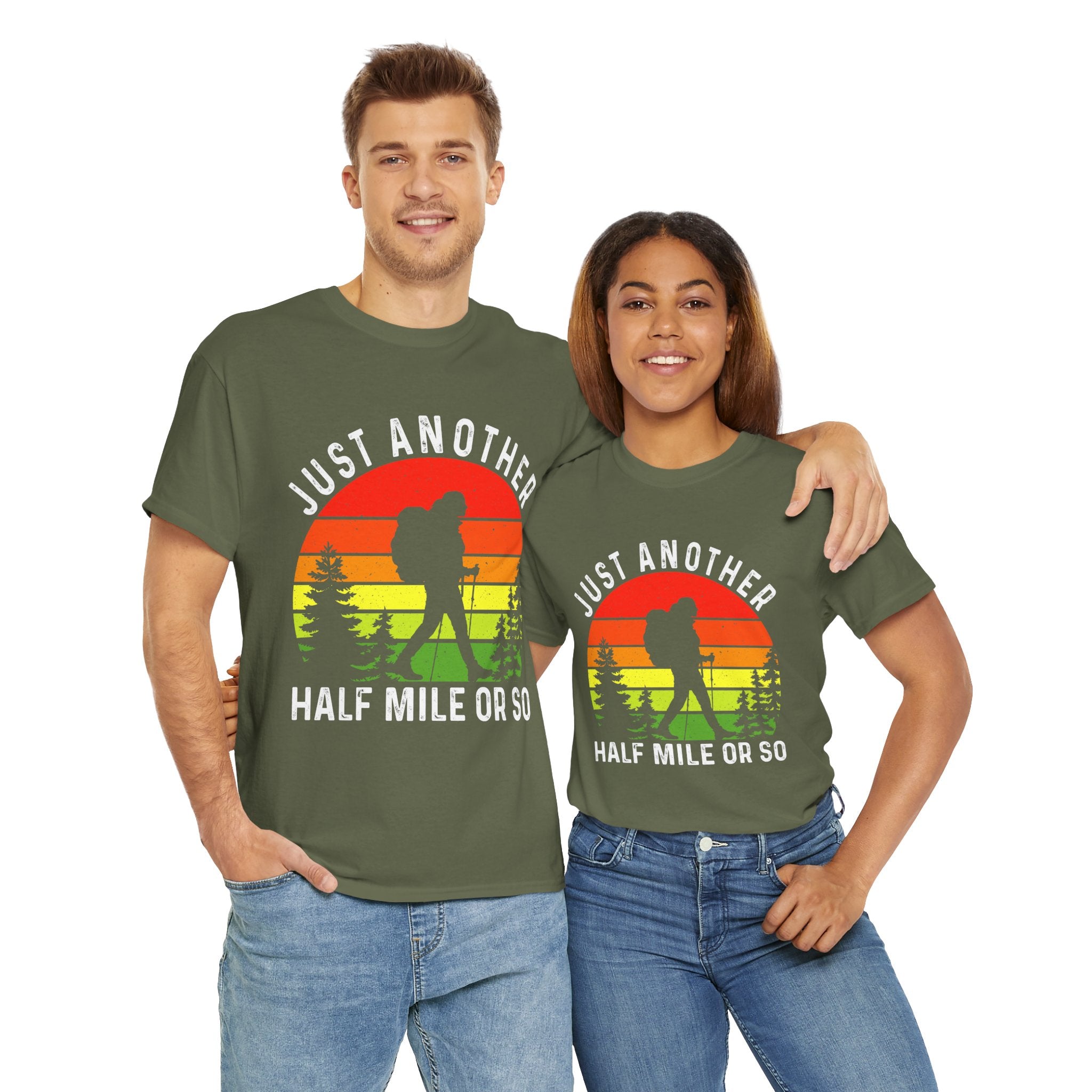 Women's Fun Hiking Shirt Just Another Half Mile Hiking Shirt Gift for Mom