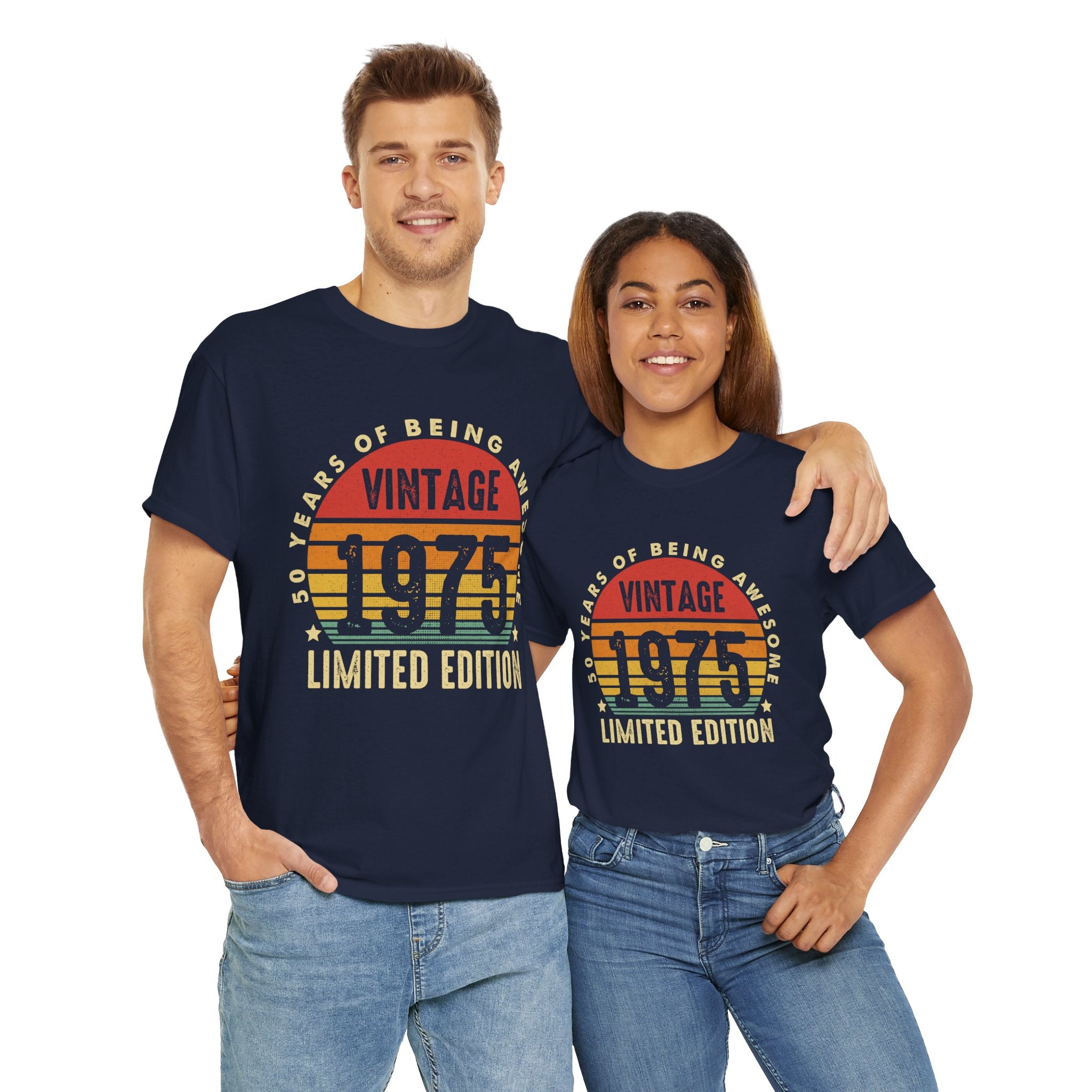 Vintage 1975 Limited Edition 50 Year Old Gifts 50th Birthday TShirt