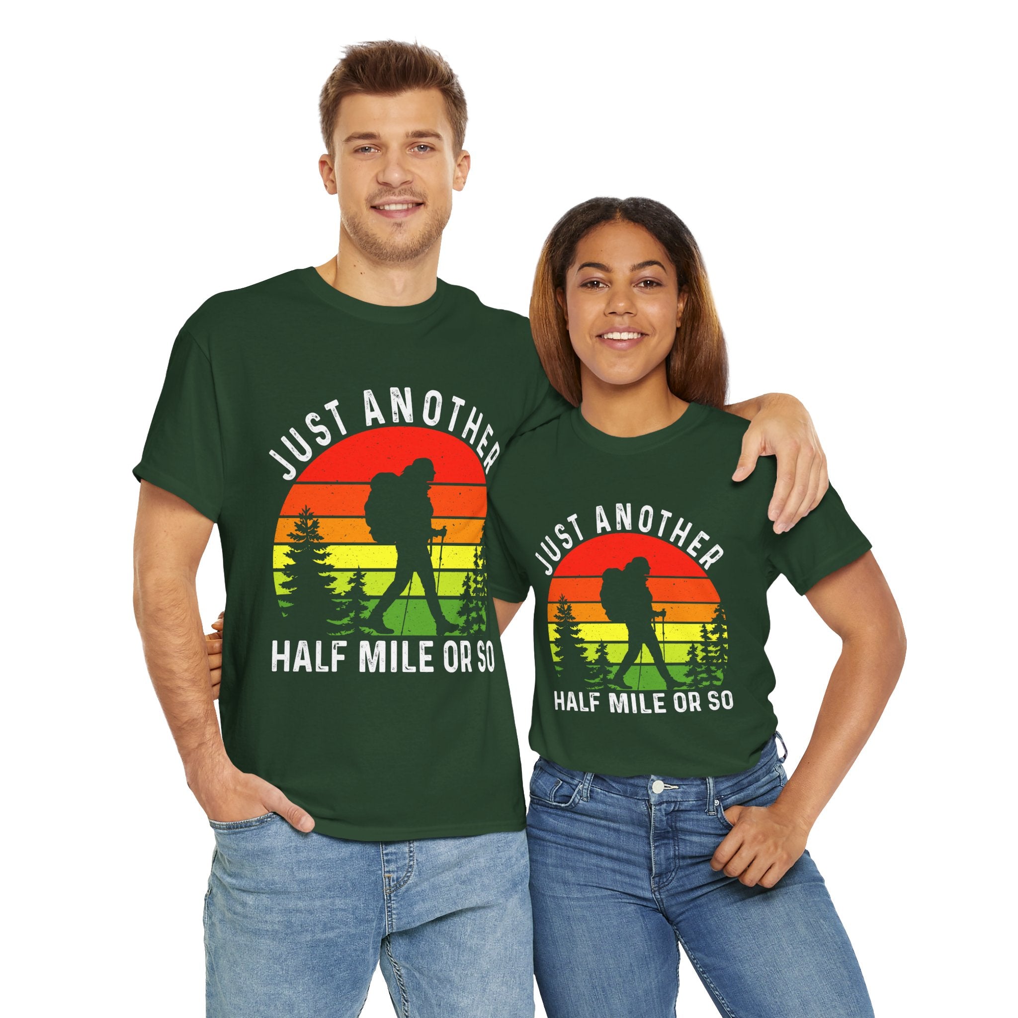 Women's Fun Hiking Shirt Just Another Half Mile Hiking Shirt Gift for Mom