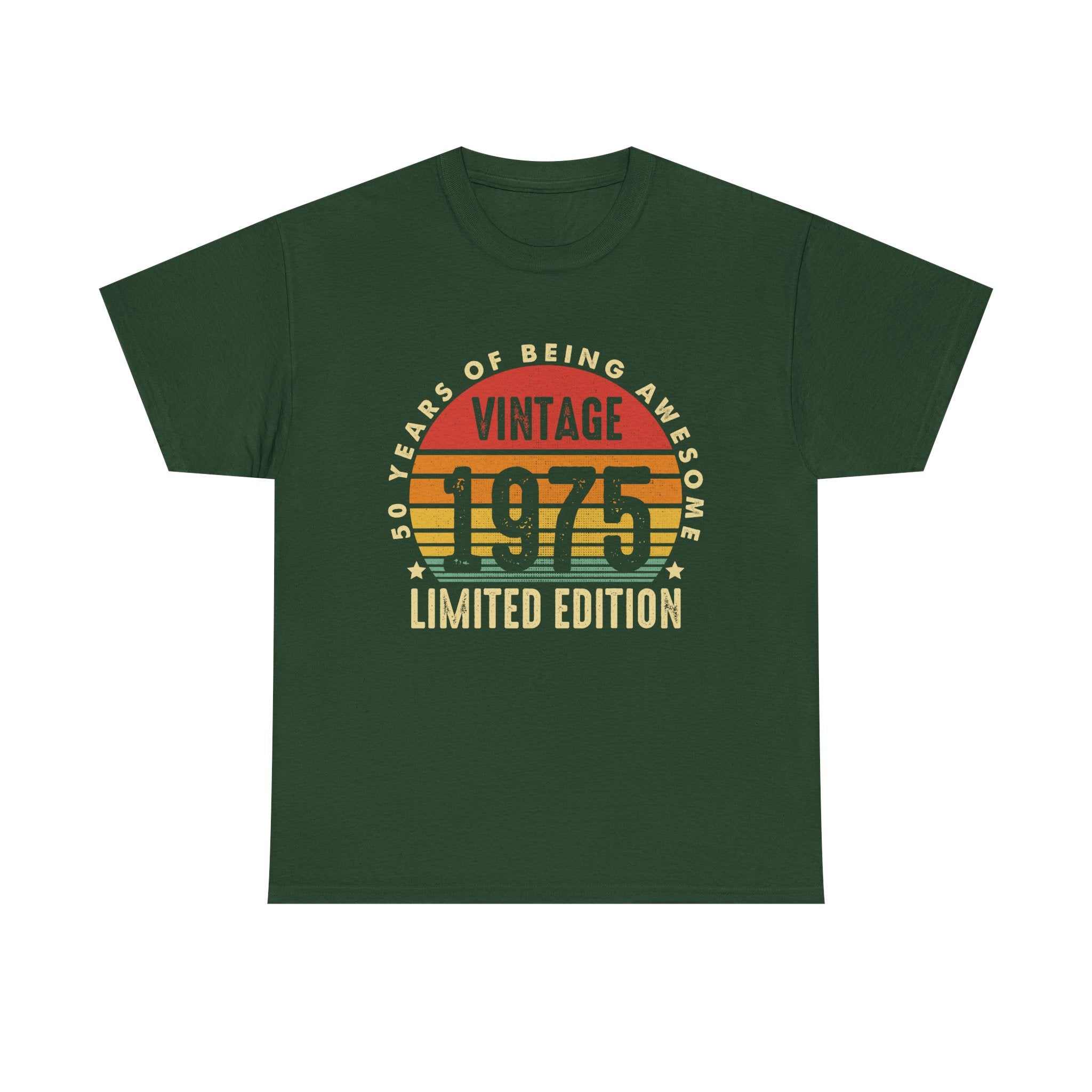 Vintage 1975 Limited Edition 50 Year Old Gifts 50th Birthday TShirt