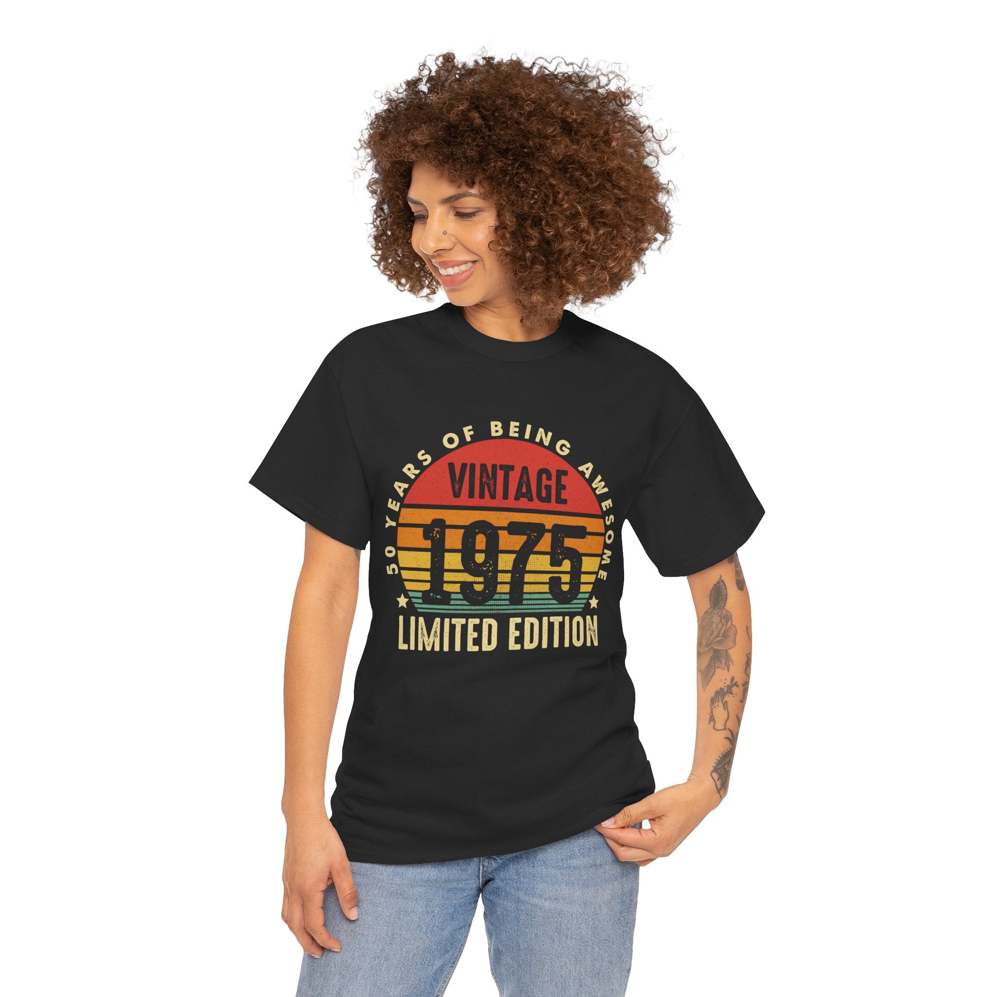 Vintage 1975 Limited Edition 50 Year Old Gifts 50th Birthday TShirt