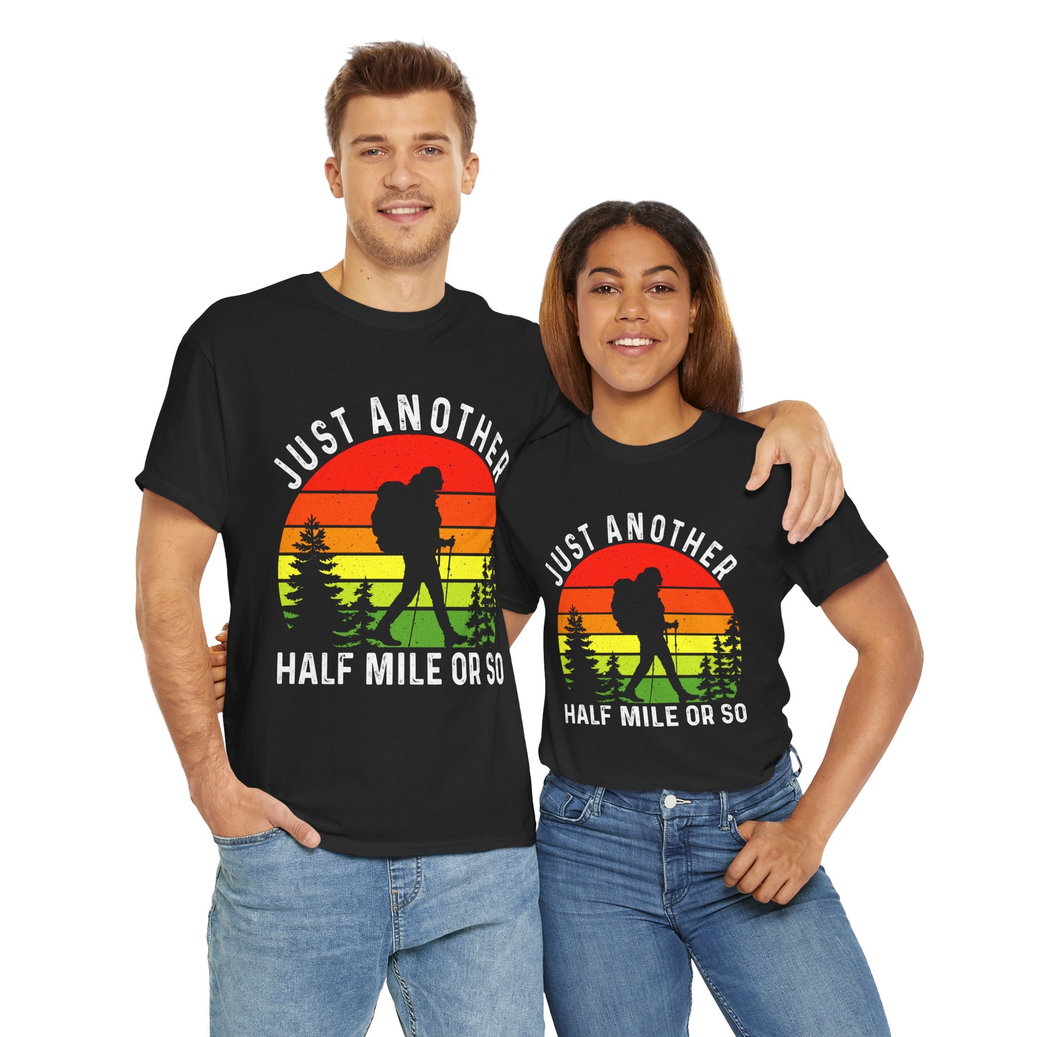 Women's Fun Hiking Shirt Just Another Half Mile Hiking Shirt Gift for Mom