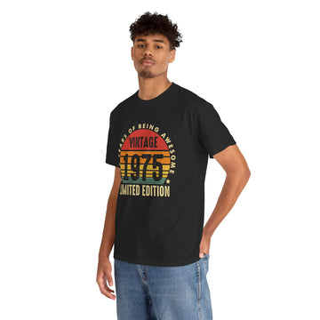 Vintage 1975 Limited Edition 50 Year Old Gifts 50th Birthday TShirt