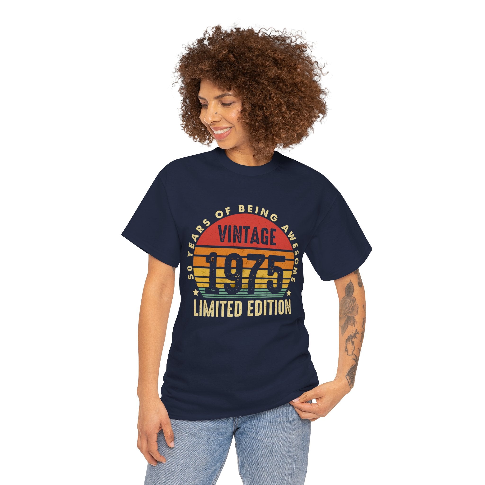 Vintage 1975 Limited Edition 50 Year Old Gifts 50th Birthday TShirt